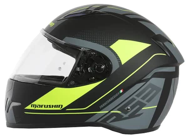 Marushin FullFace RS3, Techno Black Fluo Yellow S