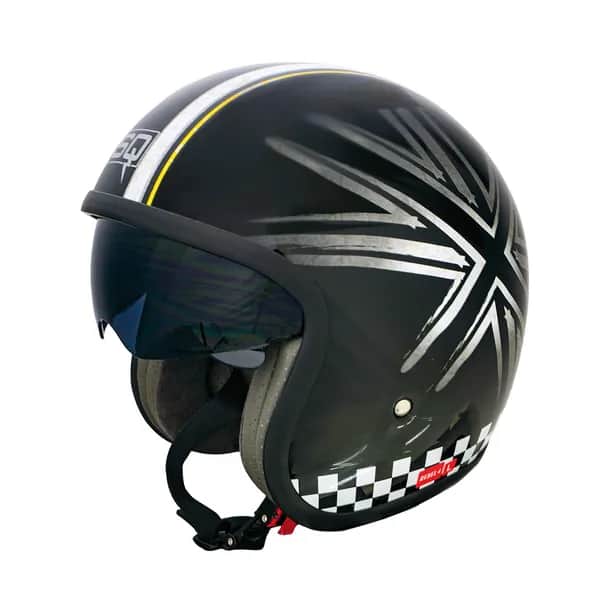 HELM REBEL 4 black/silver/yellow S