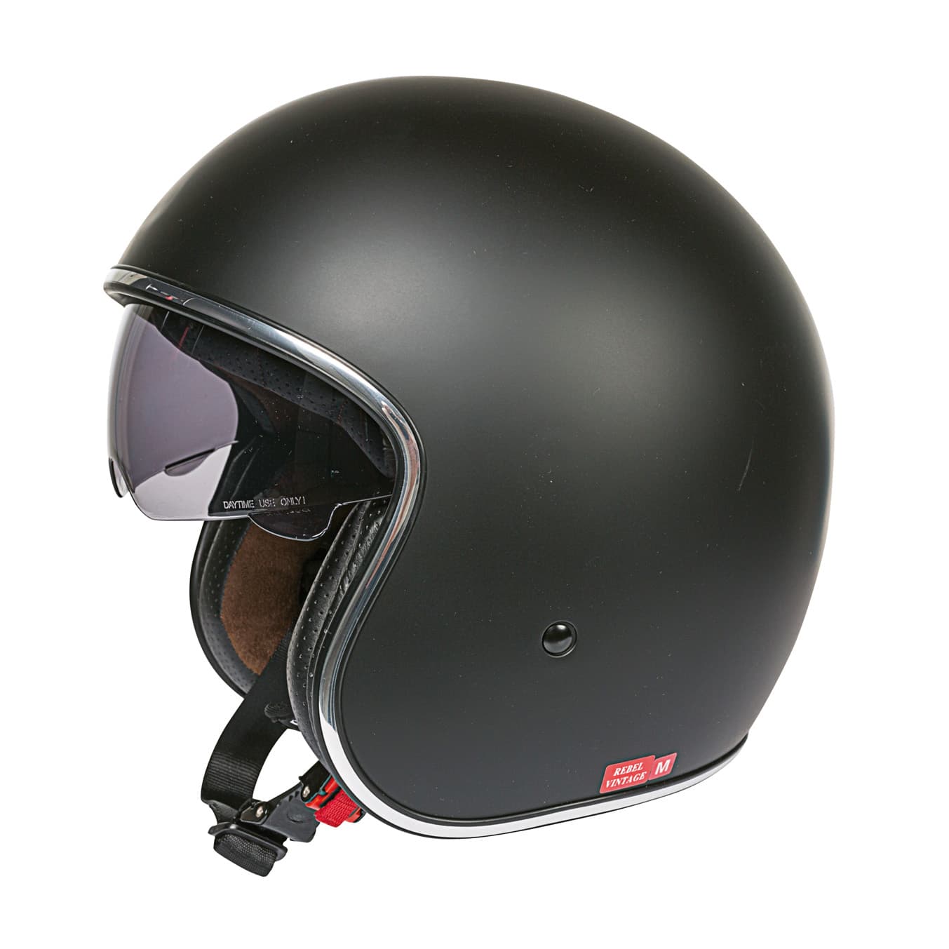 Helm REBEL VINTAGE black matt L
