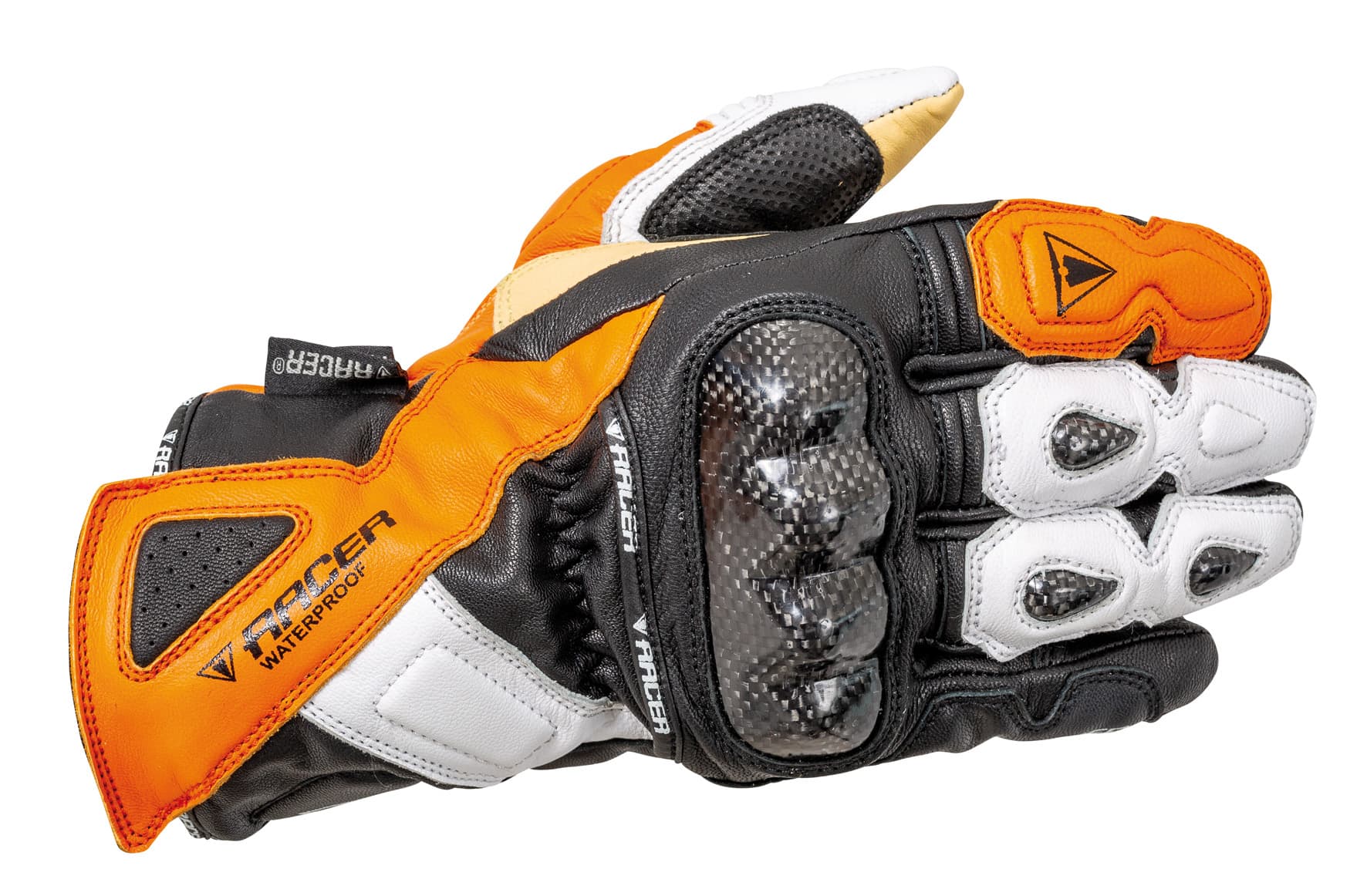 Handschuh M-TOP SHORT black orange white M