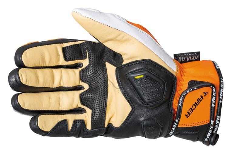 Handschuh M-TOP SHORT black orange white M