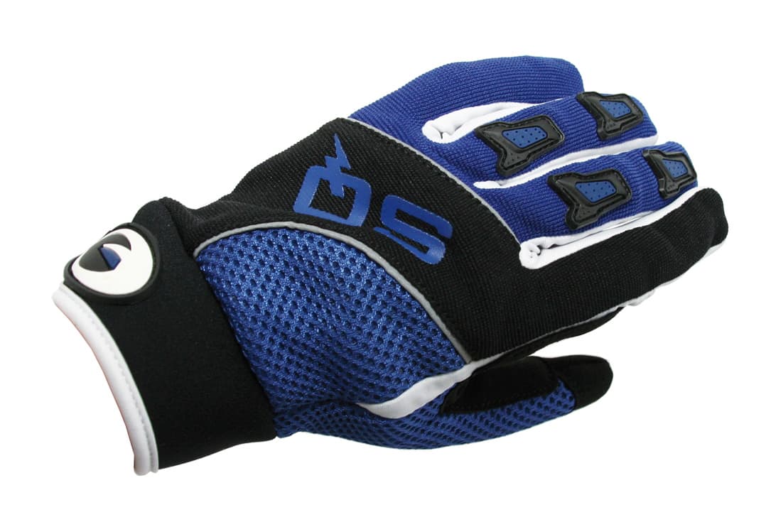 Handschuh MOTO MX  black/blue L