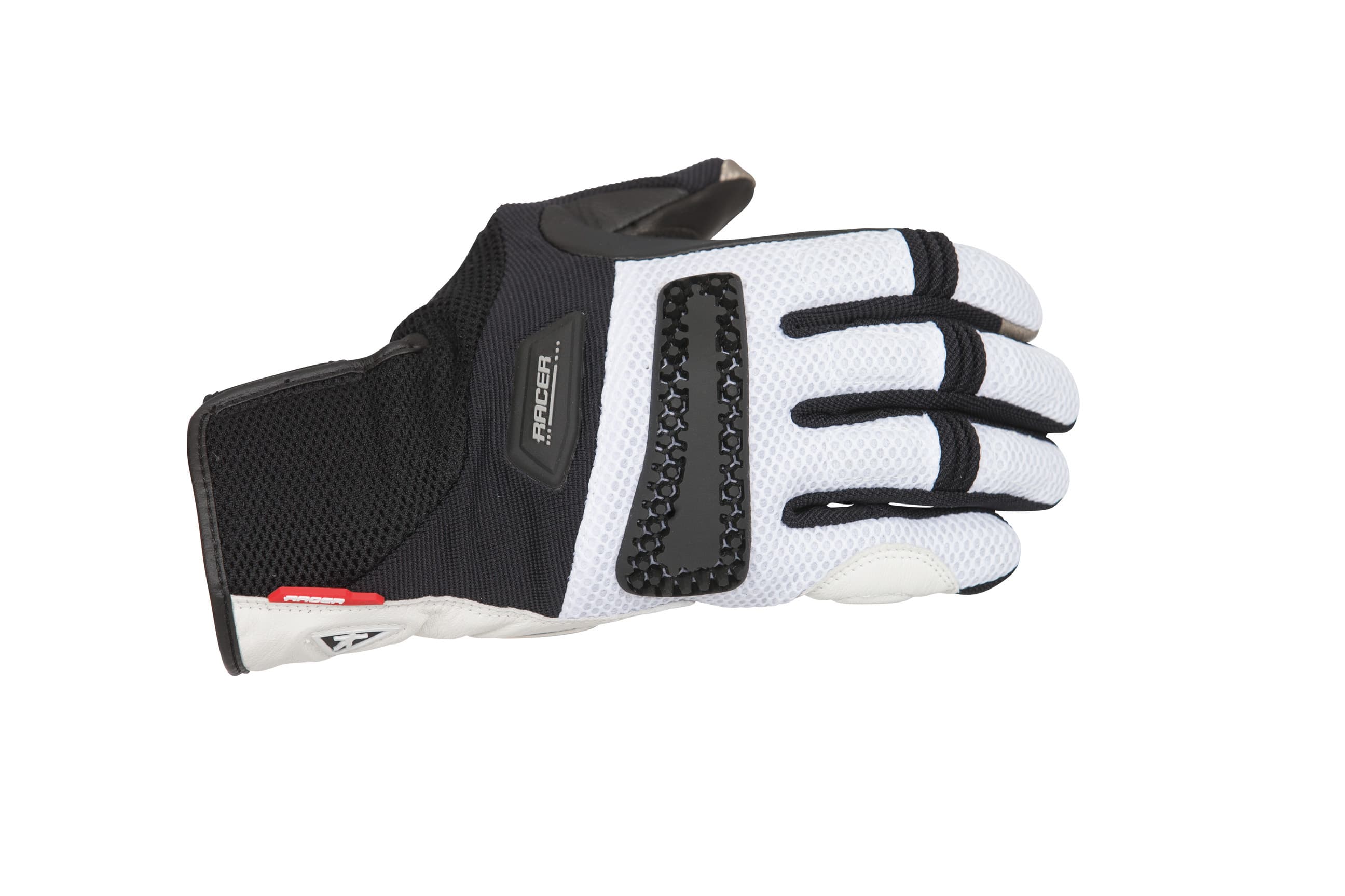 Handschuh RALLY white/black S