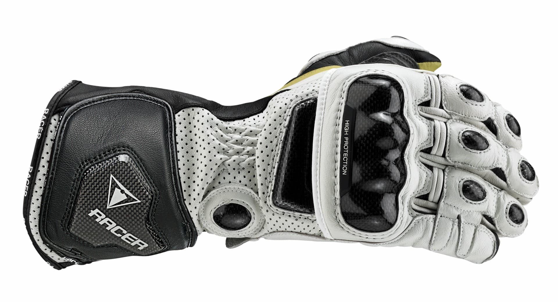 Handschuh HIGH RACER white XL