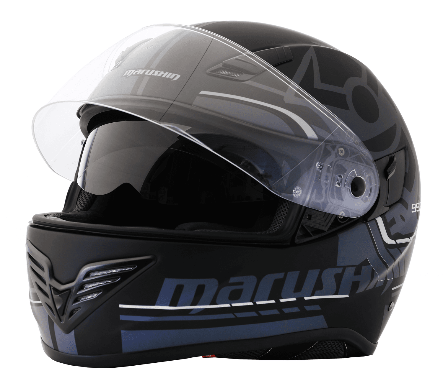 Marushin FullFace 999 RS Comfort, Laser matt black L
