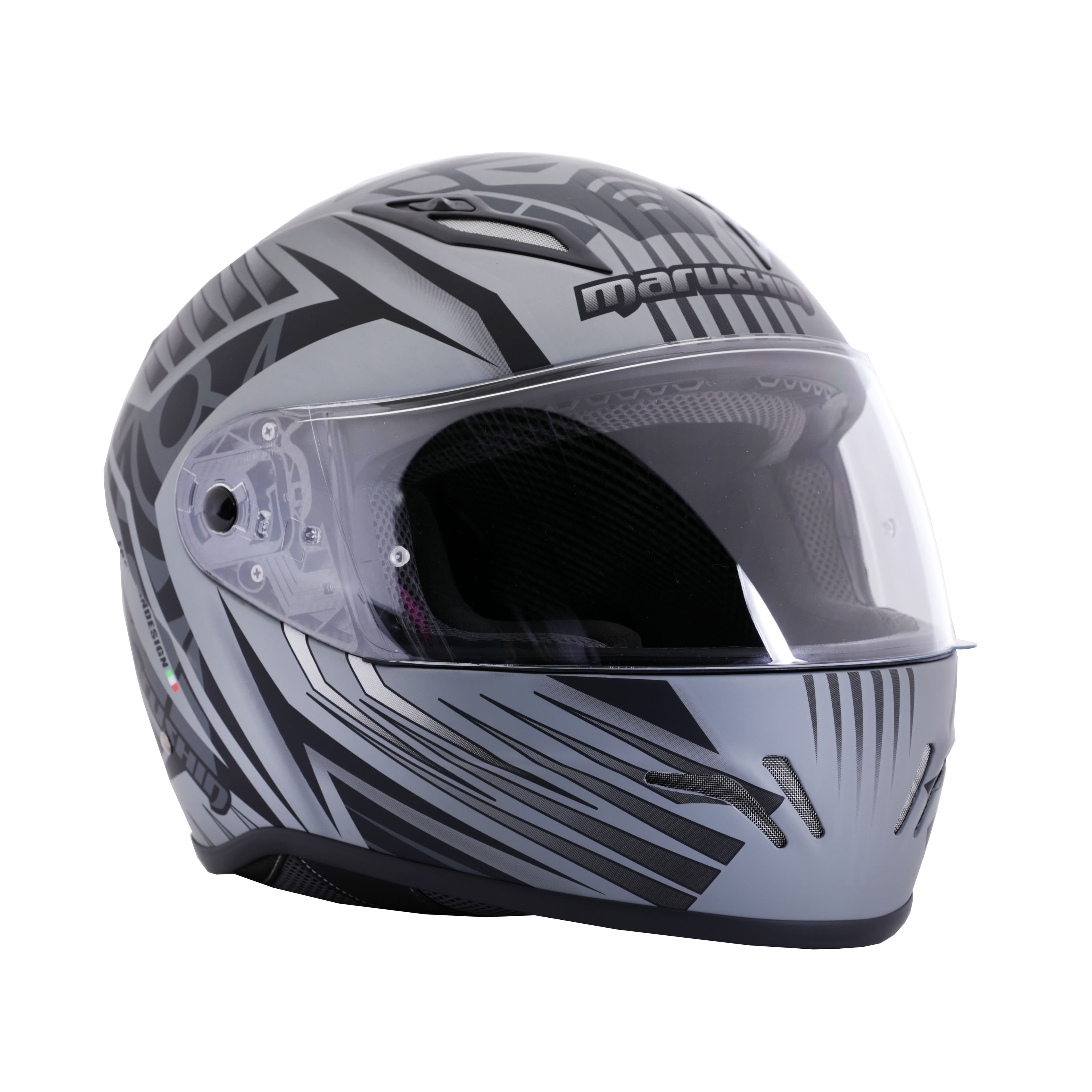 Marushin FullFace RS3, Samurai matt grey / black XS