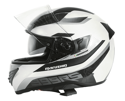 Marushin FullFace 999 RS Comfort, Space white/grey XXL