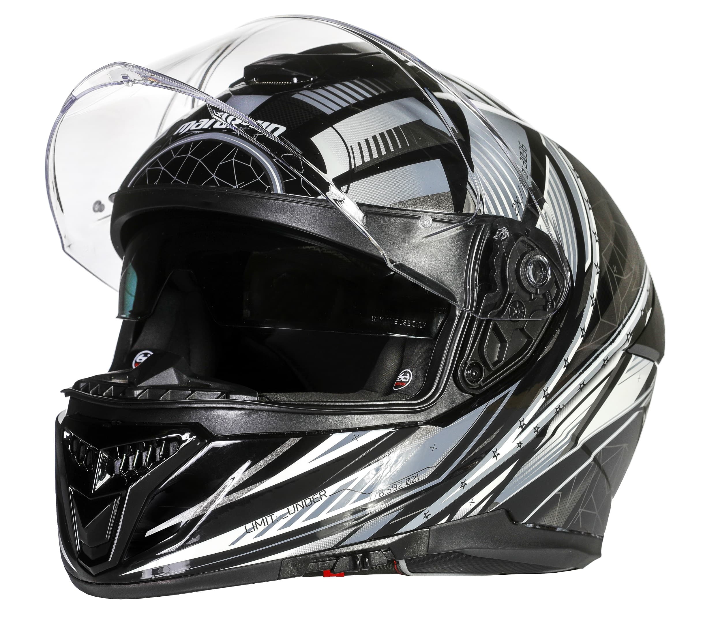 Marushin FullFace Zodiac decor black grey  S