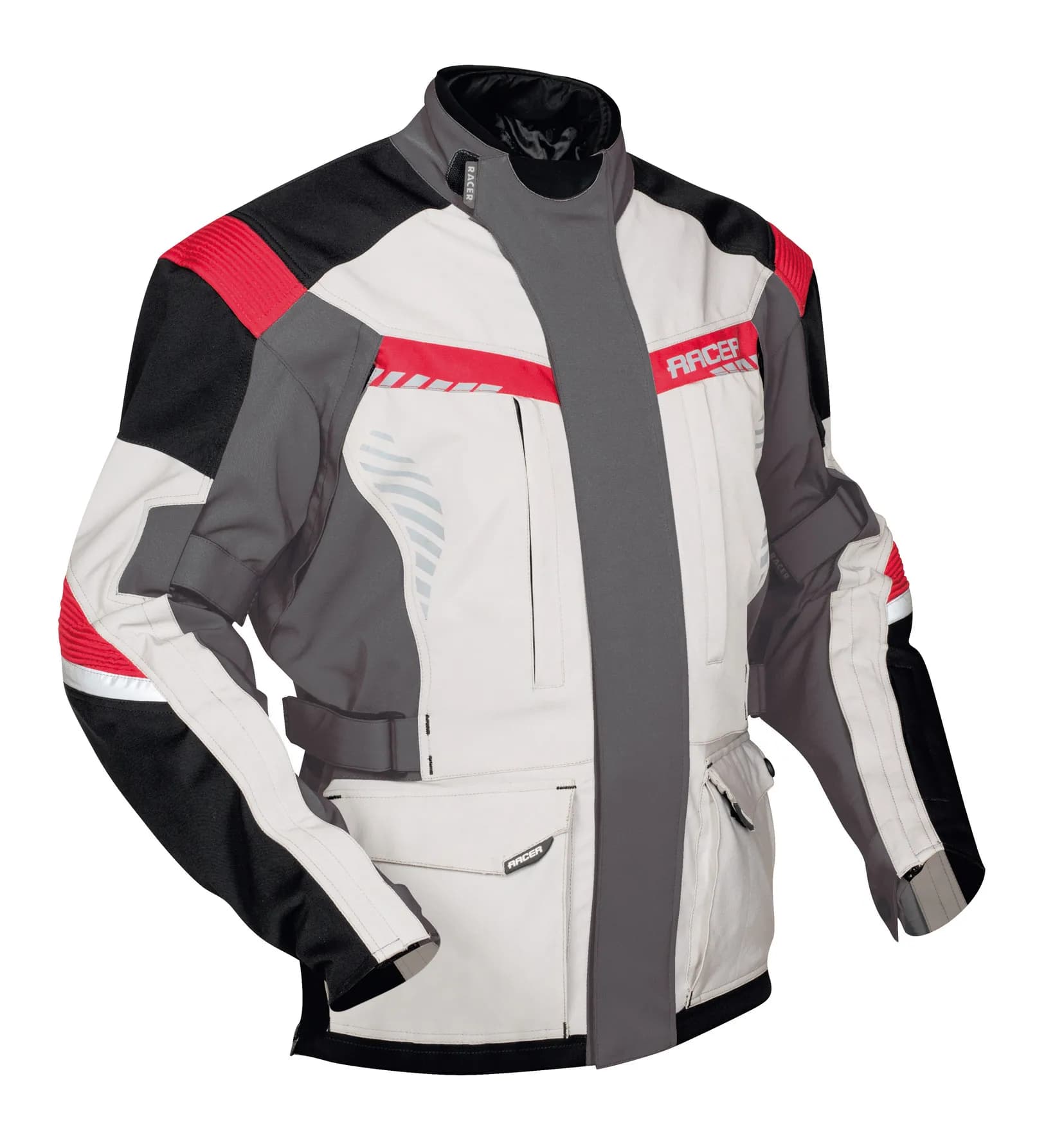 Jacke NEVADA SYSTEM  grey/red XL