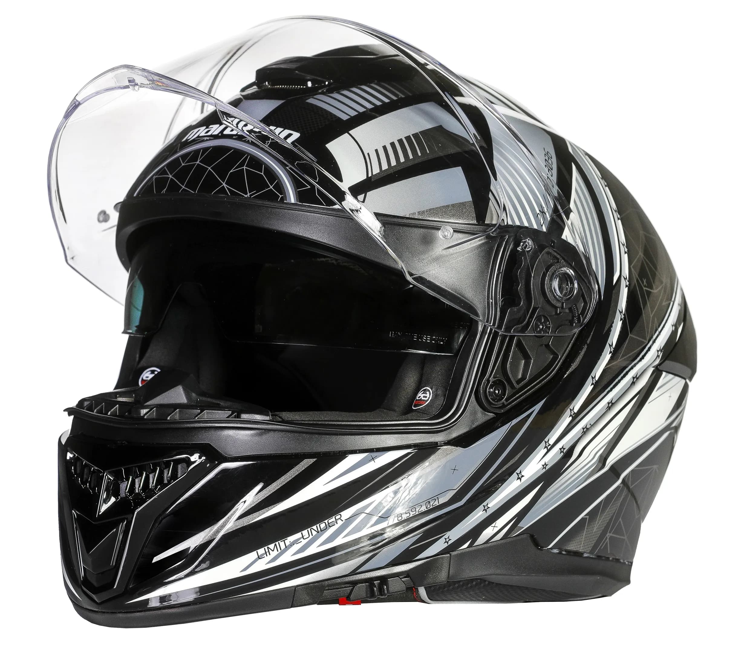 MarushinFullFace Zodiac decor black grey XS 3