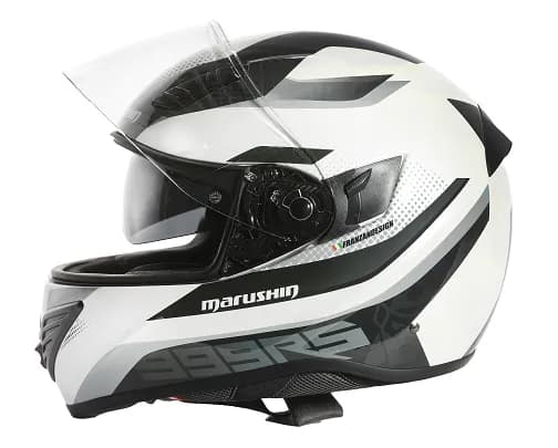 Marushin FullFace 999 RS Comfort, Space white/grey XXL
