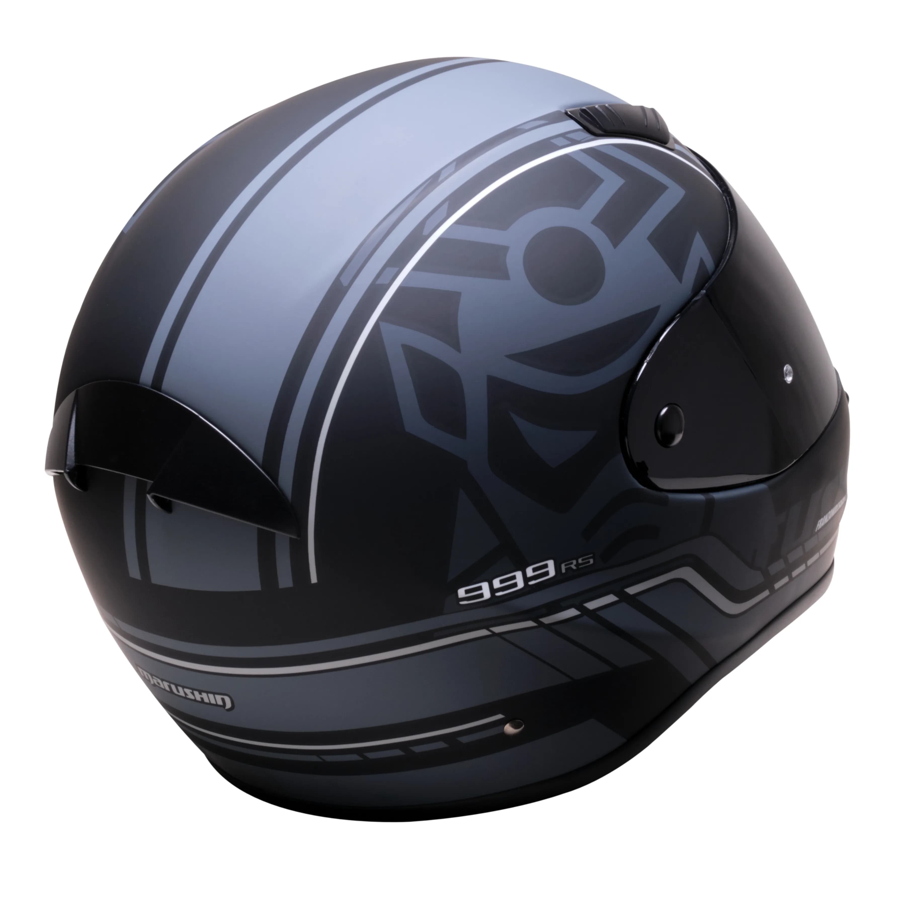Marushin FullFace 999 RS Comfort, Laser matt black XL 2