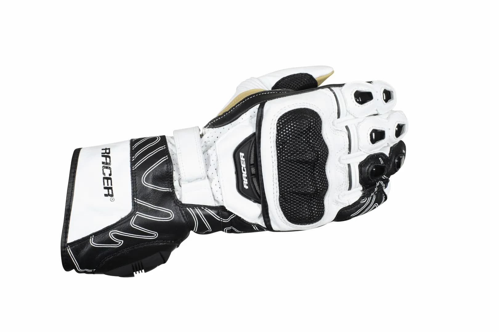Handschuh HIGH SPEED black/white 2XL