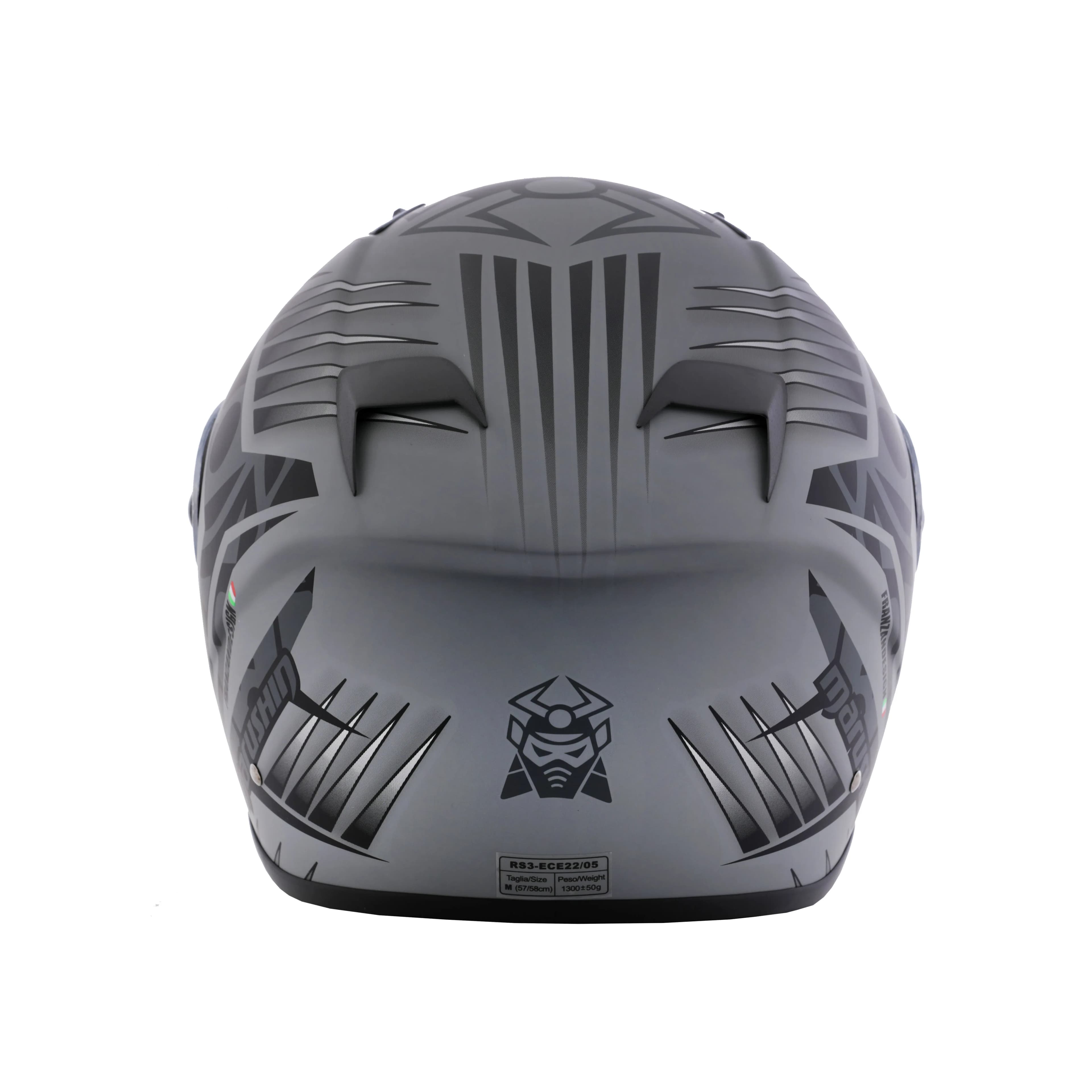 Marushin FullFace RS3, Samurai matt grey / black XXL 5