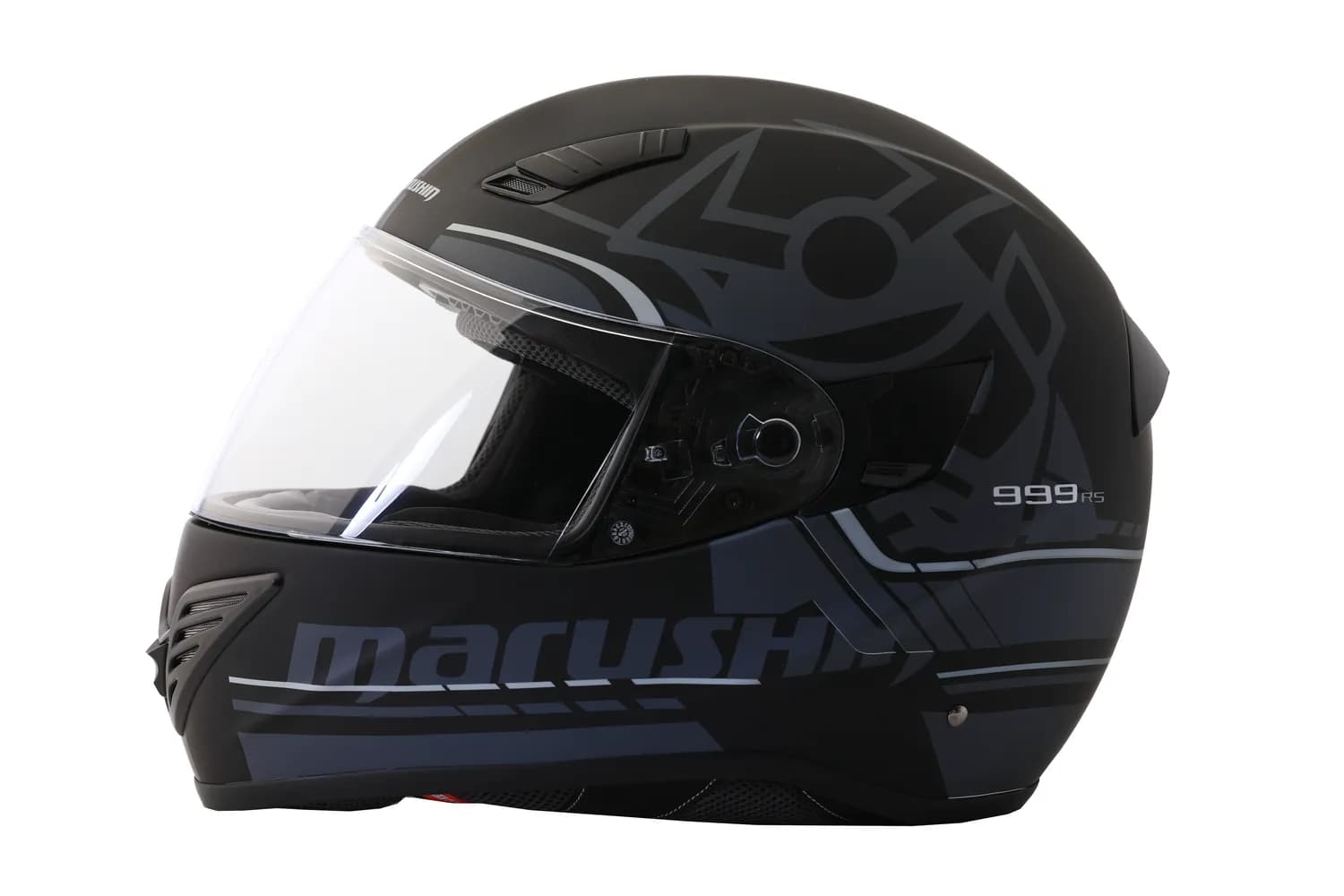 Marushin FullFace 999 RS Comfort, Laser matt black XXL 4