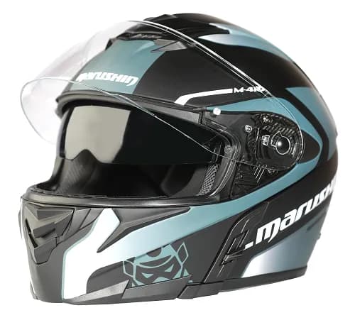 Marushin FlipUp M-410 Guardian black/grey/white L 3