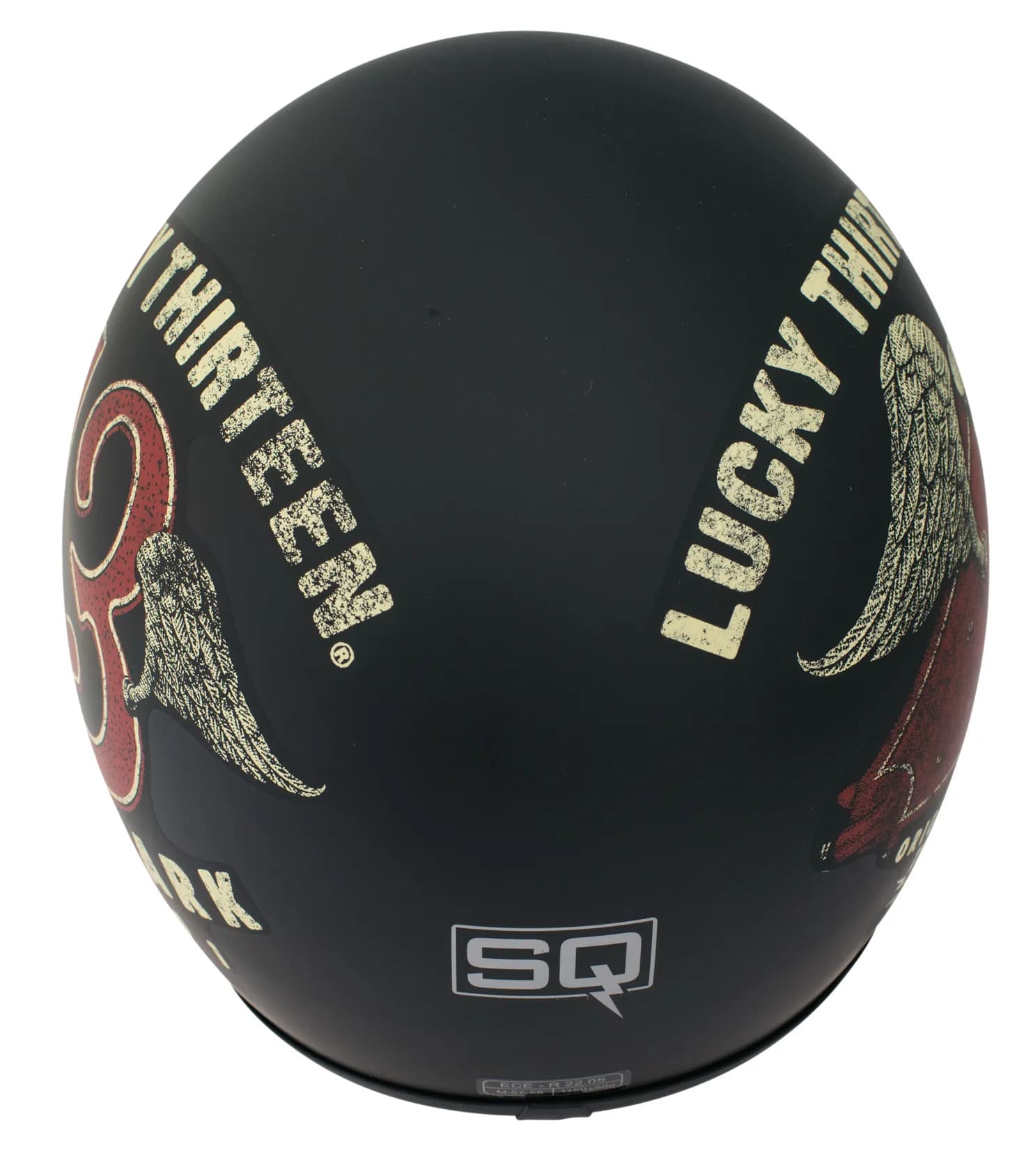 HELM VARESE LUCKY black/gold/red L 2