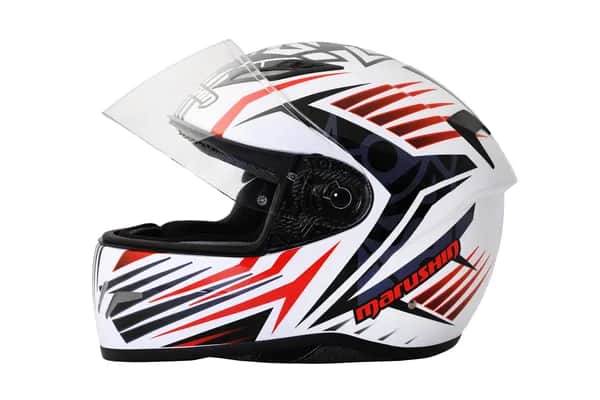 Marushin FullFace RS3, Samurai white / red XXL